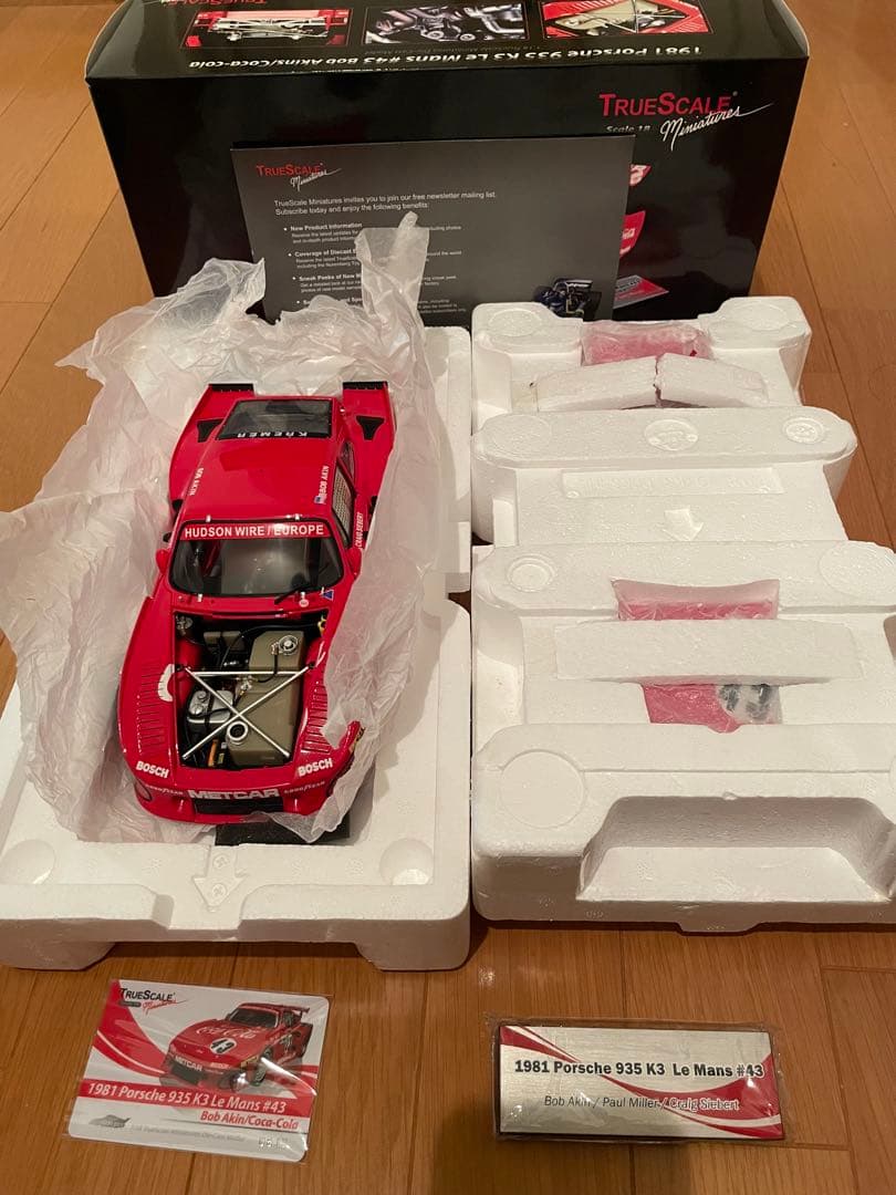 TSM 1/18 ポルシェ935K3 1981 ルマン #43 コカコーラ