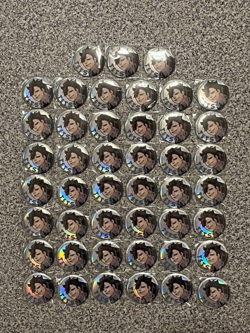 ハイキュー!! ジャンプGIGA 黒尾鉄朗 缶バッジ 応募者全員サービス 45