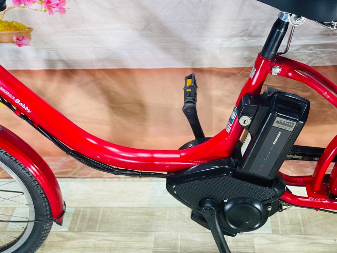 大人気！PASバビー12AH⭐️ヤマハ子供乗せ電動アシスト自転車Y0651