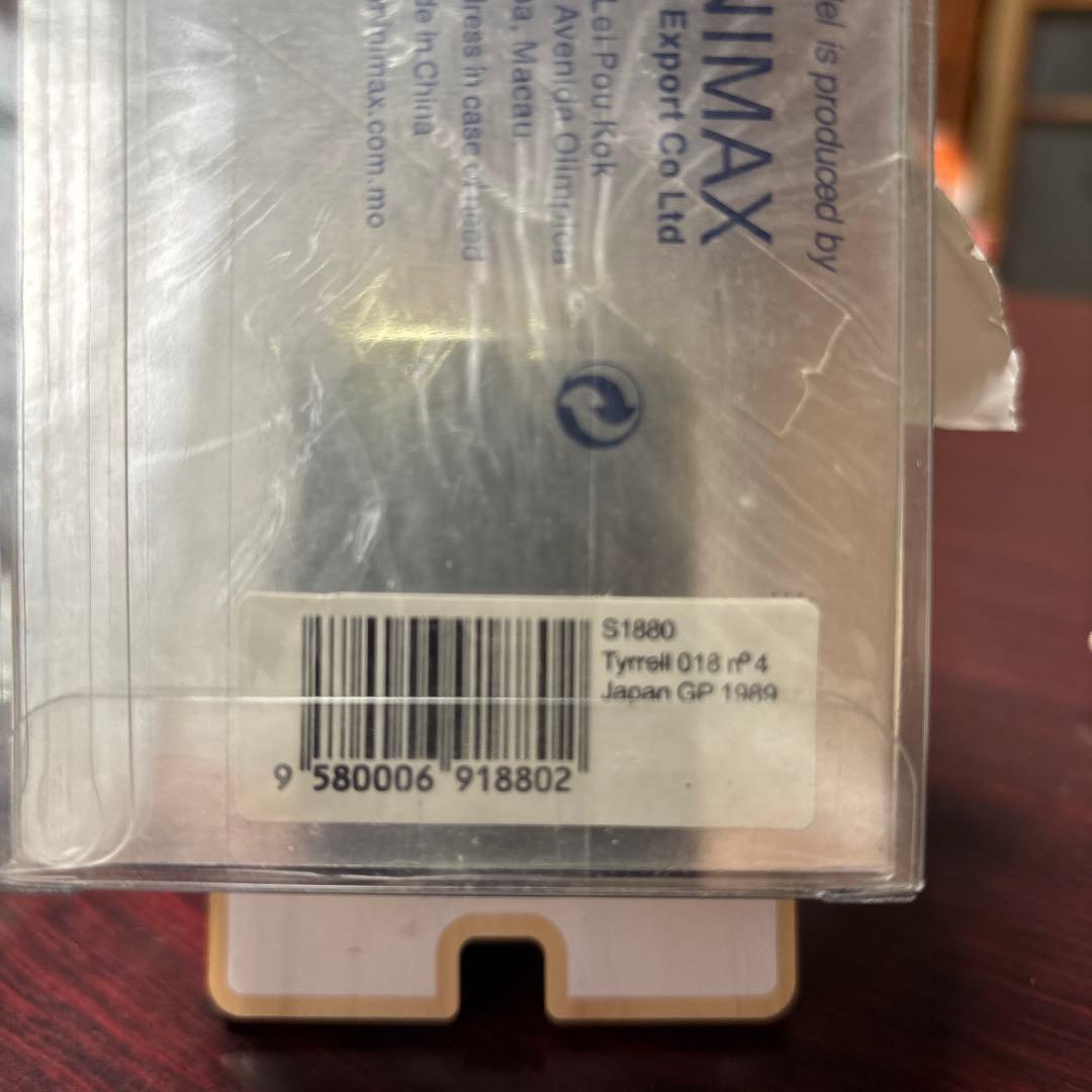 ティレル018 1989スパークミニカー