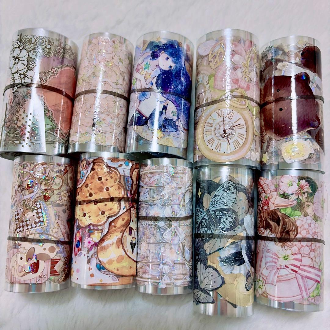 海外マステ 切り売り 10ループセット売り - メルカリ