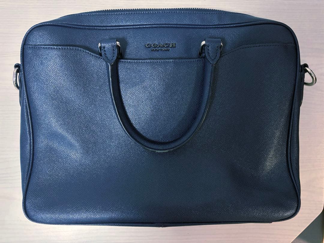 COACH ビジネスバッグ ネイビー