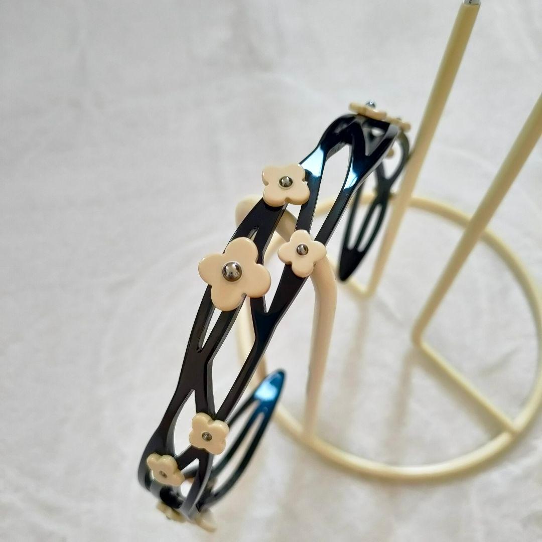 m*い様 アレクサンドルドゥパリ カチューシャ フラワー スワロフスキー 花 専