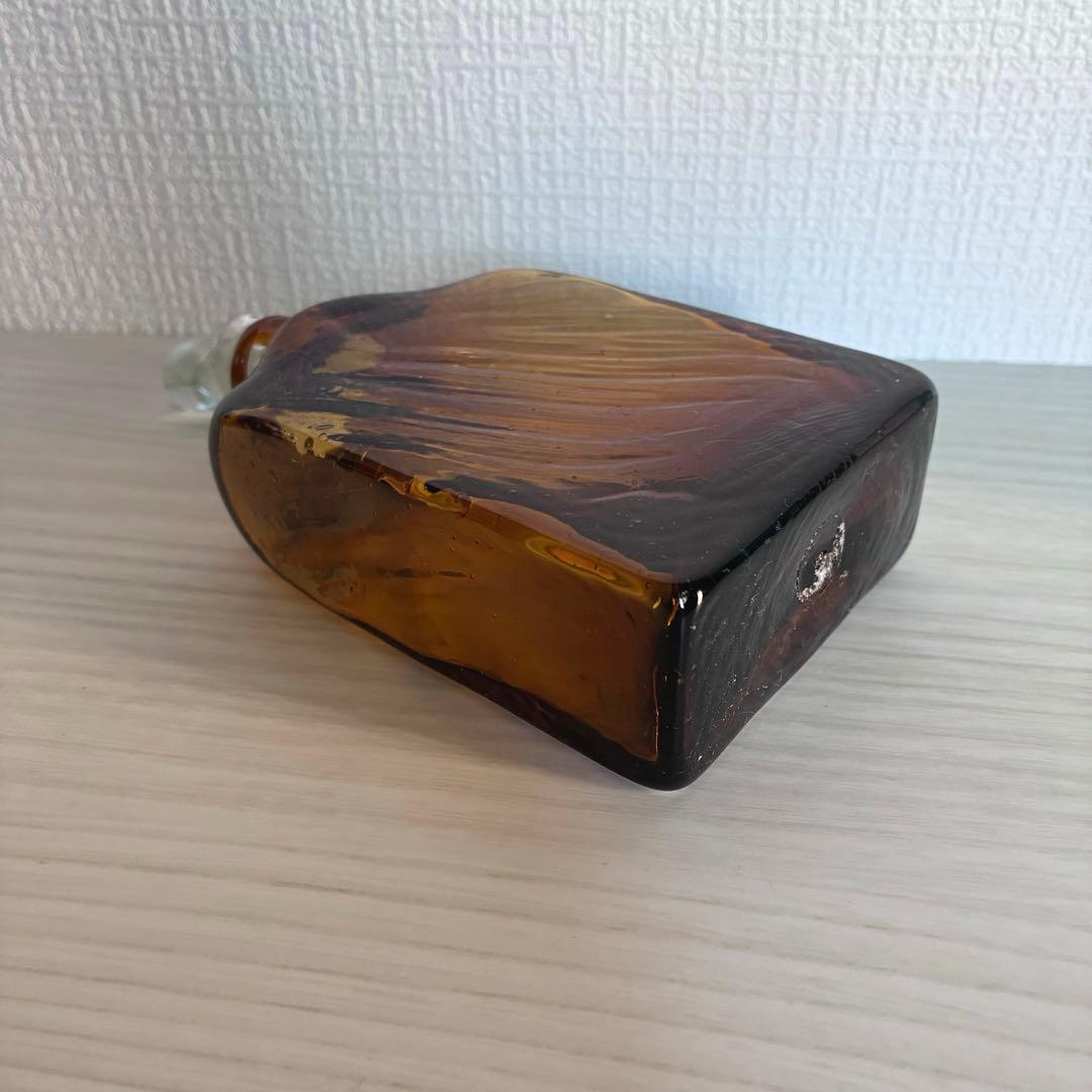 倉敷ガラス】小谷眞三 ウイスキーボトル3点 小谷眞三 倉敷ガラス 蓋