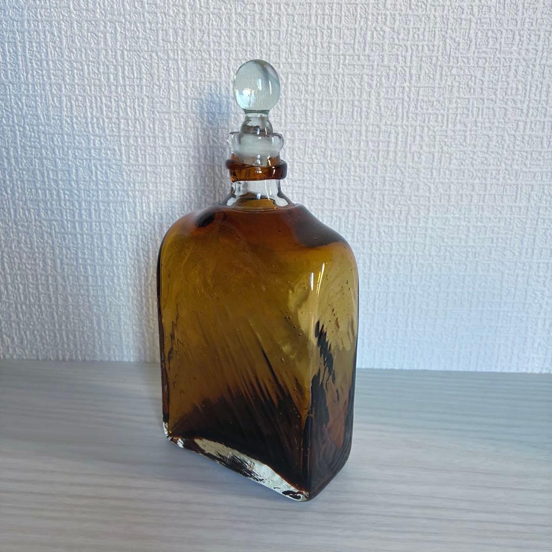 希少】ムラーノグラス ガラスボウル 曲線ハンドル付き 希少 ベネチアン