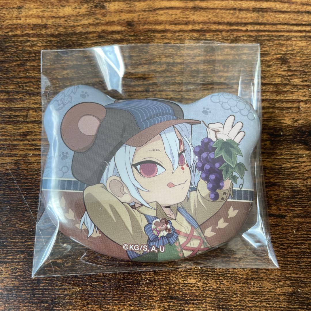 鬼滅の刃 カフェ 実りの秋まつり 秋祭り くま 缶バッジ 宇髄天元