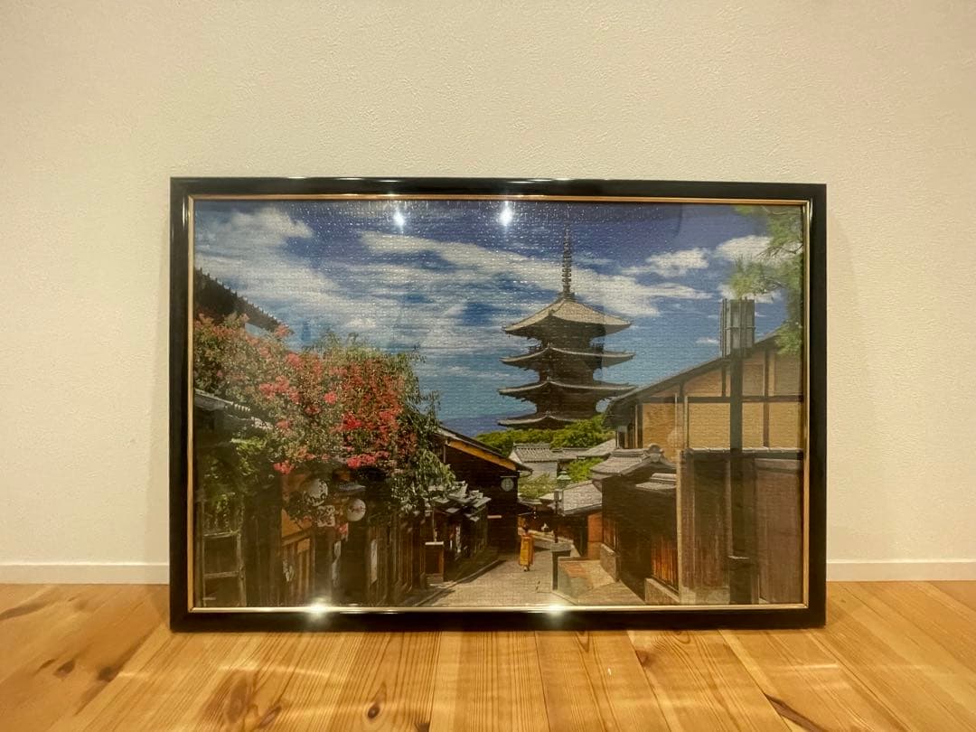 ジグソーパズル用デザイン完成品3点セット フレーム付き