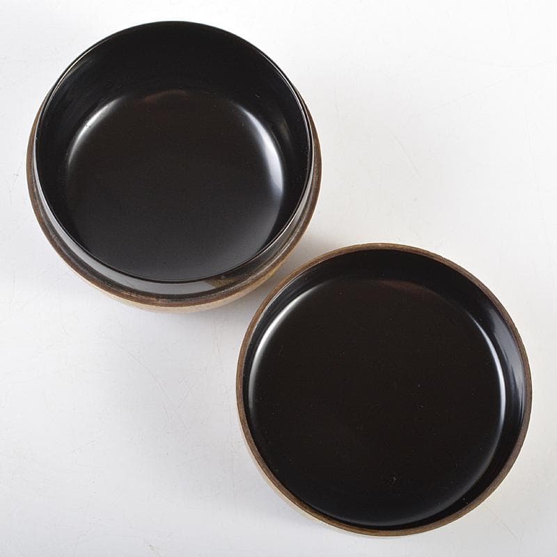 茶道具　平安　熊谷秀穂作　金蒔絵　平棗　共箱　M　R5749