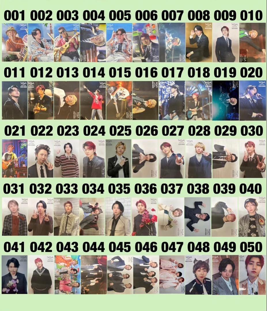 バラ売り可・ ポップアップ】Mrs. GREEN APPLE フォトカ MGA