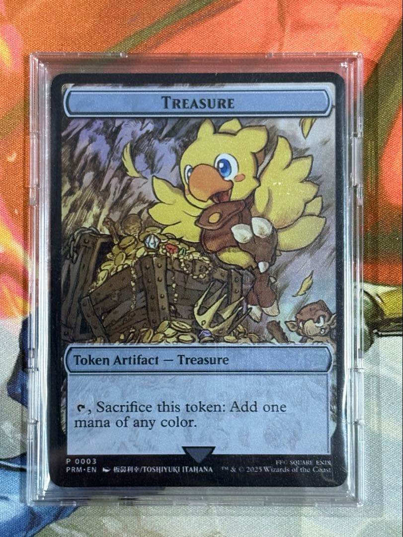 正規品 英語版 MTG ステンレストークン チョコボ 宝物 FF - メルカリ