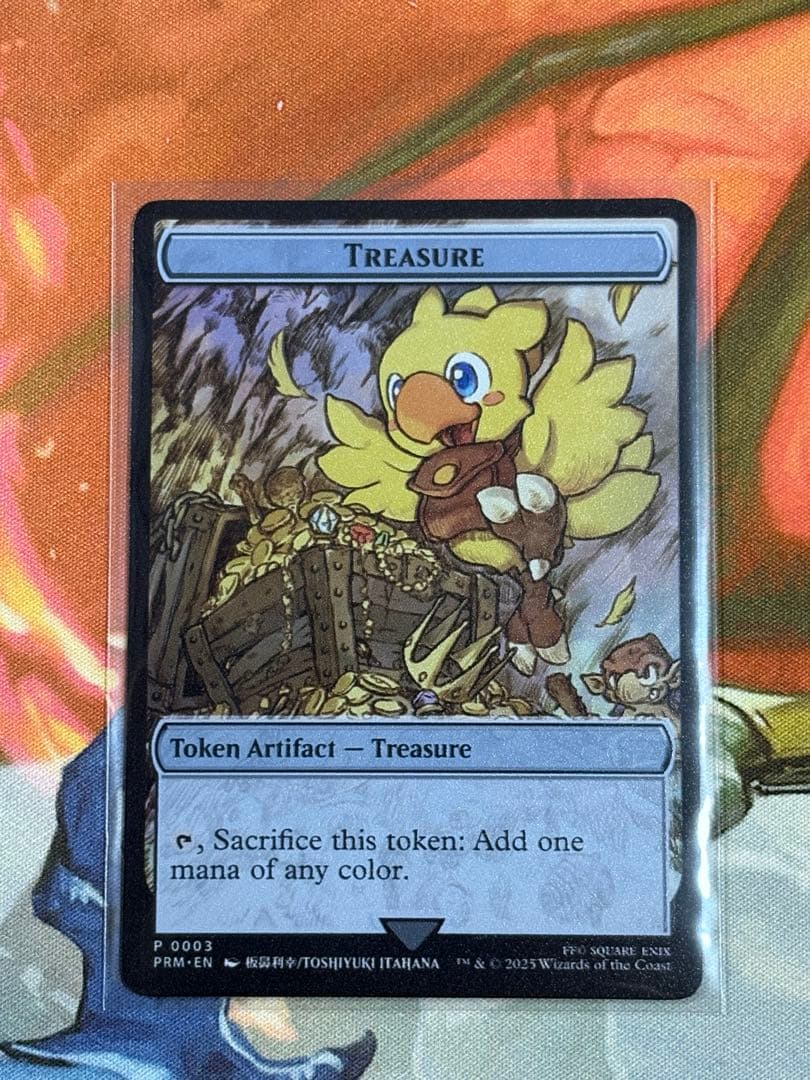 正規品 英語版 MTG ステンレストークン チョコボ 宝物 FF - メルカリ