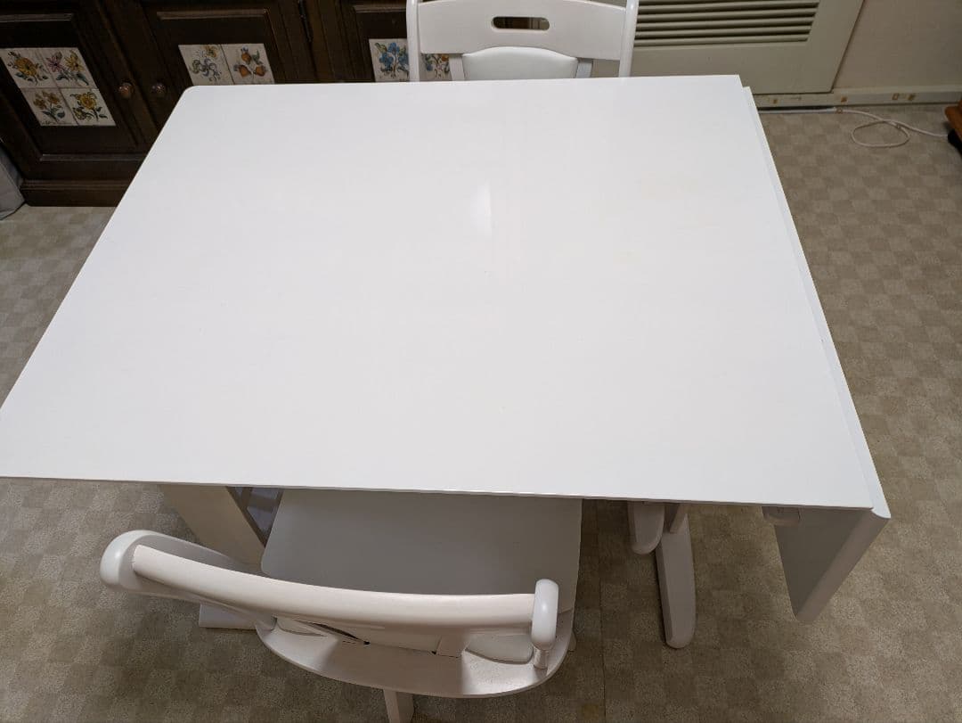 ｍ♡伸長式ダイニングテーブルセット （取りに来て頂ける方お願い致します)