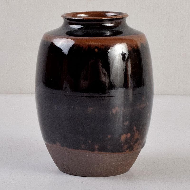 茶道具 高取焼 高取喜恵造 茶入 仕覆付 共箱 V 8889 - メルカリ