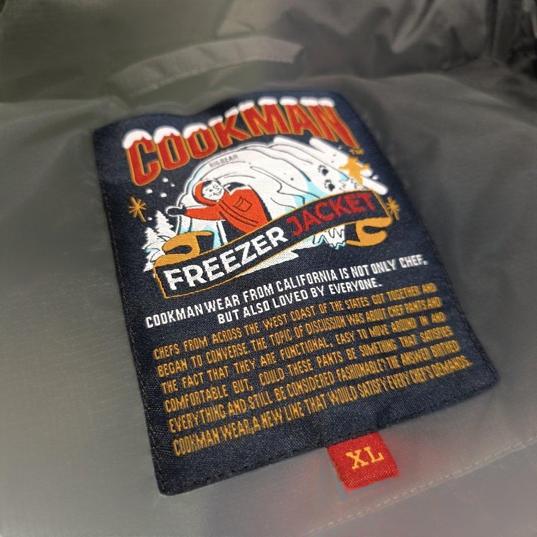 美品★COOKMAN クックマン★グレーFREEZER JACKET★サイズXL