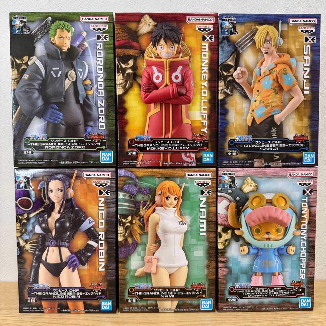 ONE PIECE フィギュアセット 6体 エッグヘッド編 麦わらの一味 - メルカリ