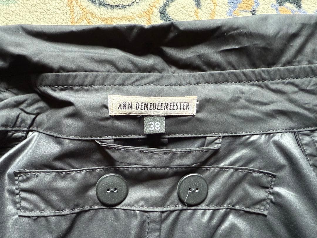 Ann Demeulemeester/本人期/ナイロンチェスターコート - メルカリ