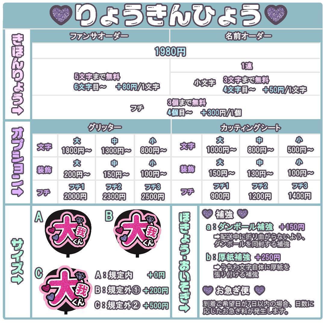 ▪︎ うちわ文字　オーダーページ　୨୧　うちわ屋さん