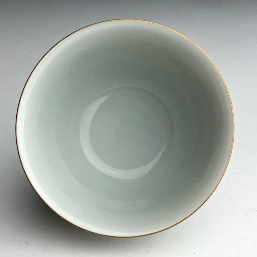 粉彩蝶々花樹紋杯 一対 雍正御製 款 清時代 擺件 中国古玩 中国美術 A827