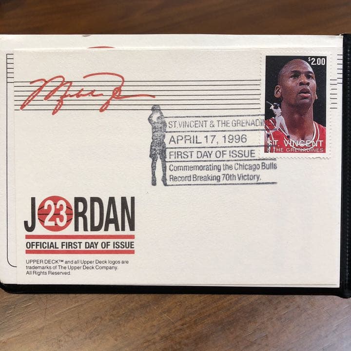 マイケル・ジョーダン 23K（金箔） 切手小型シート 美品 NBA 激レア