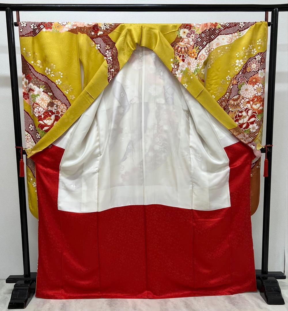 振り袖 フルセット 別誂長襦袢 成人式 金彩加工 刺繍入り 結婚式 746