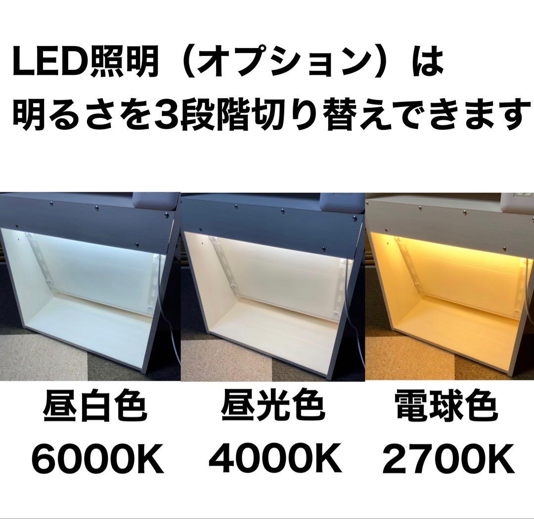 LED照明付き 風量220m3/h 天井設置型 小型静音塗装ブース 木目色
