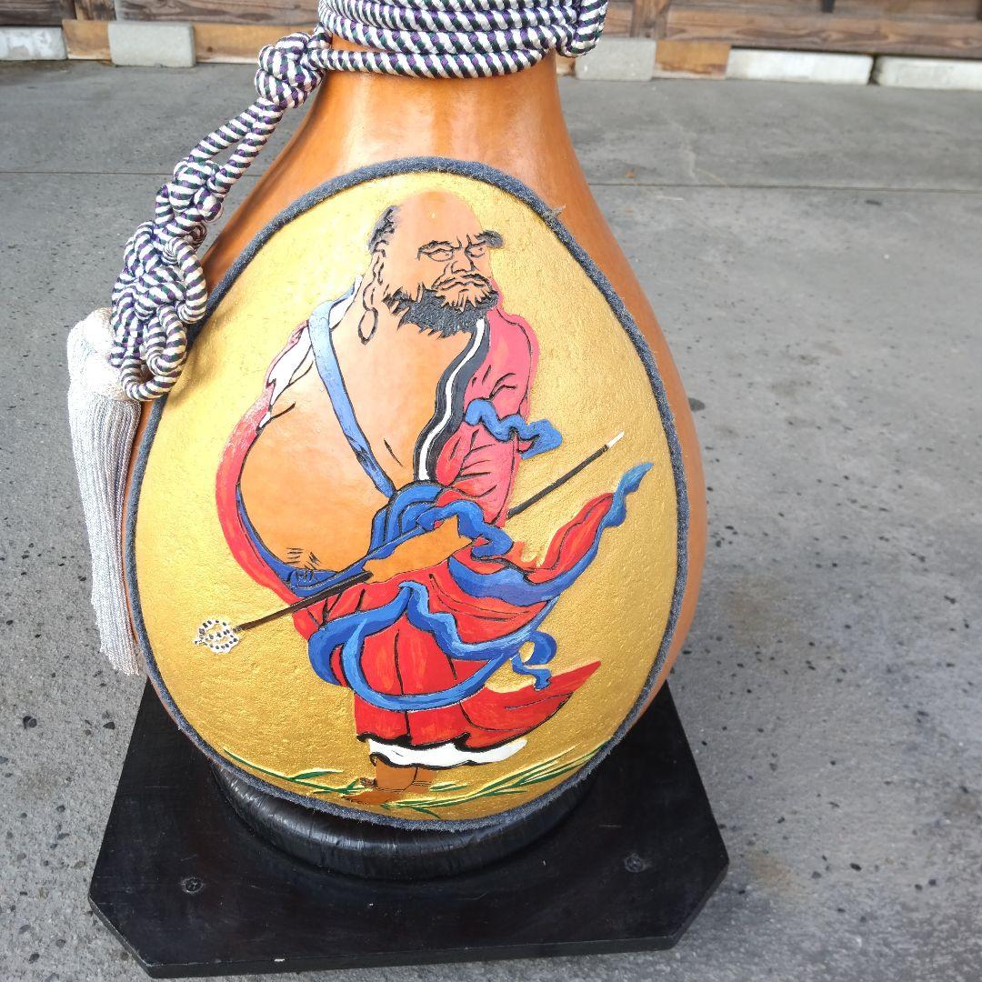 瓢箪、木彫、工芸品、アート、縁起物、正月、インテリア、置物、骨董