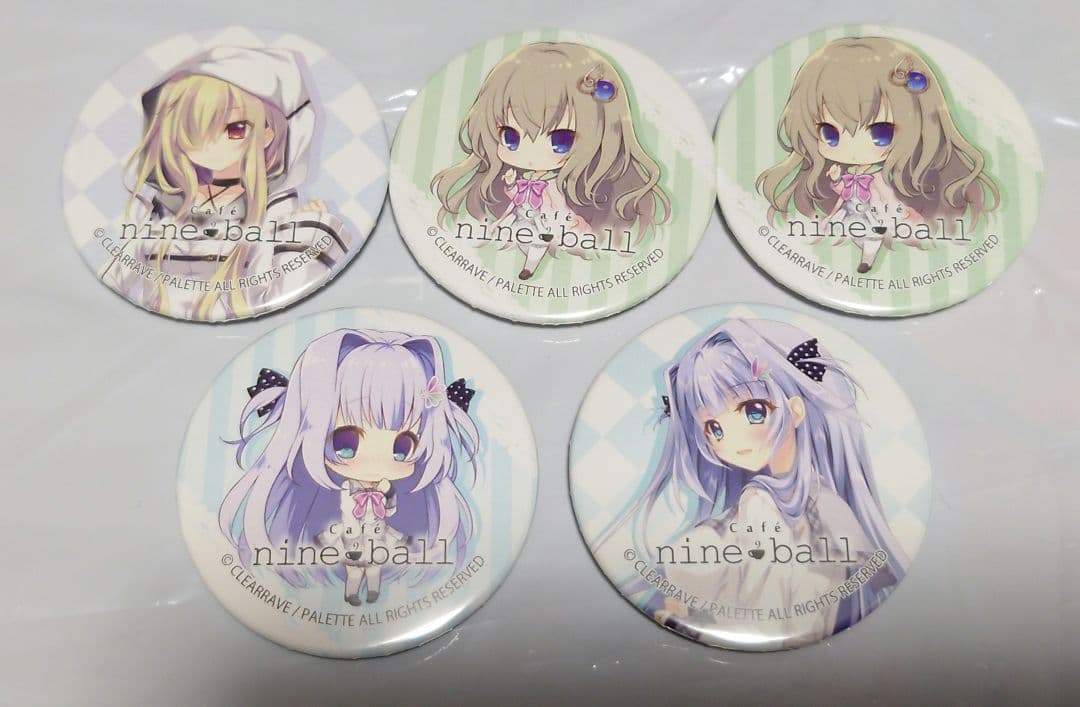 9-nine- 缶バッジ 5個セット ぱれっと - メルカリ