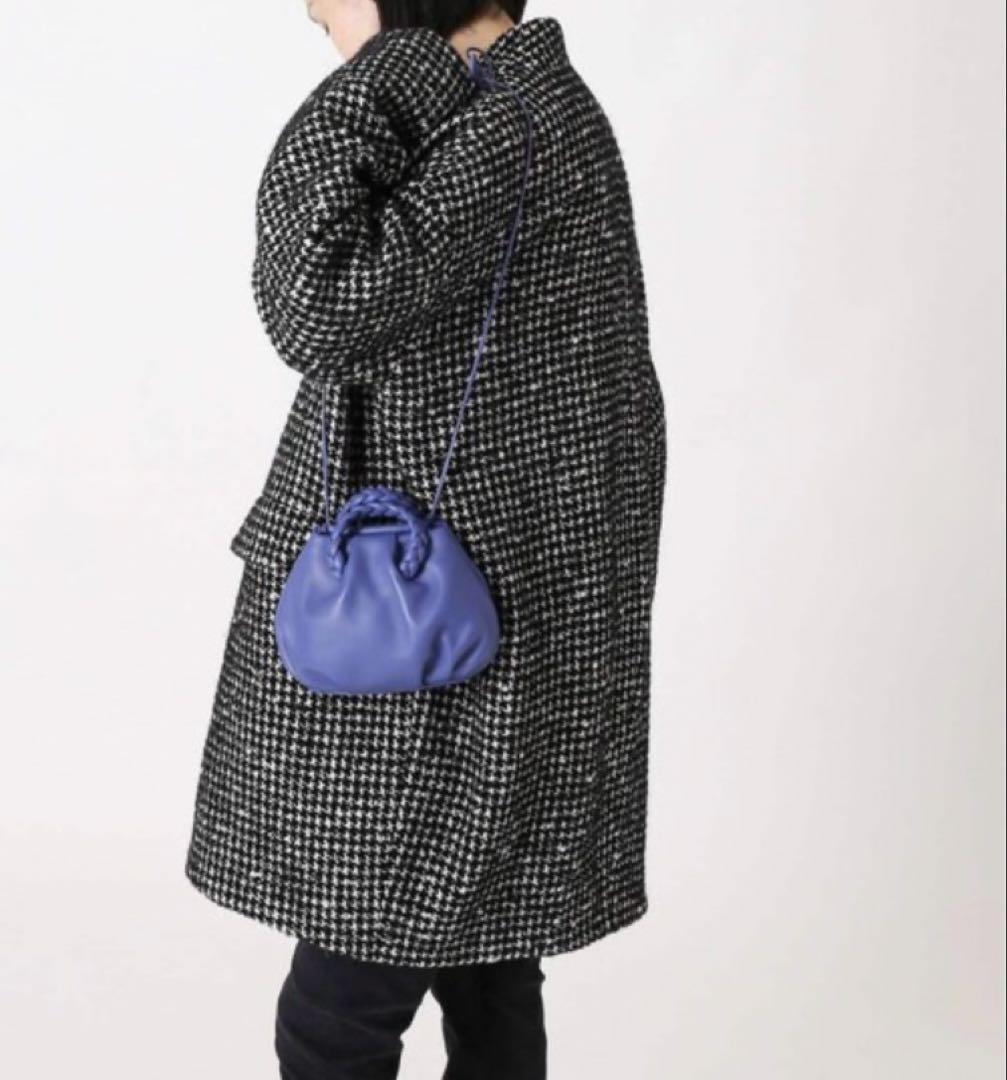 JOURNAL STANDARD L'ESSAGE コクーンミドルコート紺