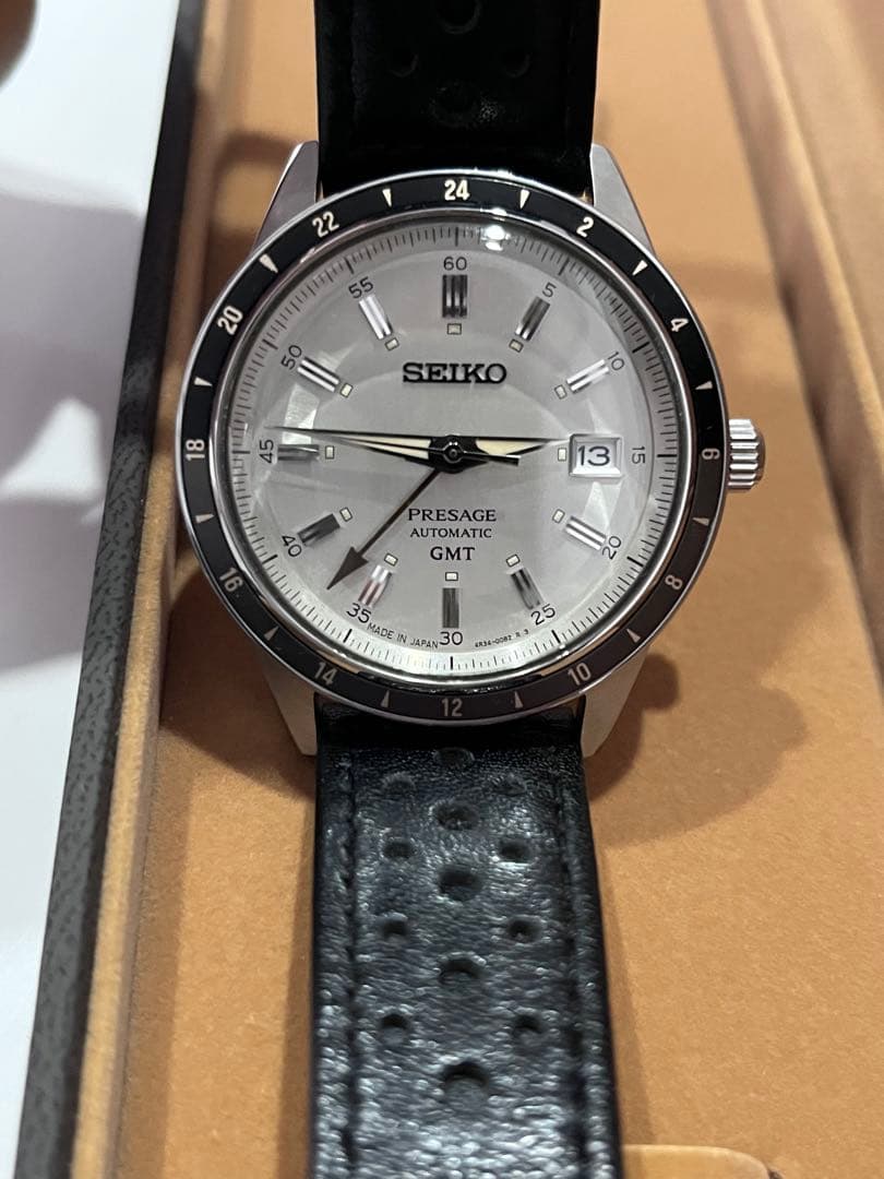未使用品　SEIKO PRESAGE SARY231 GMT プレサージュ
