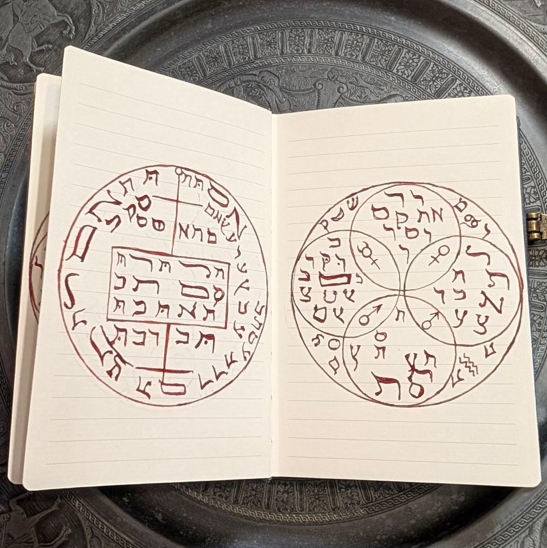 1点物】ファウスト博士の秘蔵書〜黒いカラス〜 ― 精霊召喚ペンタクル