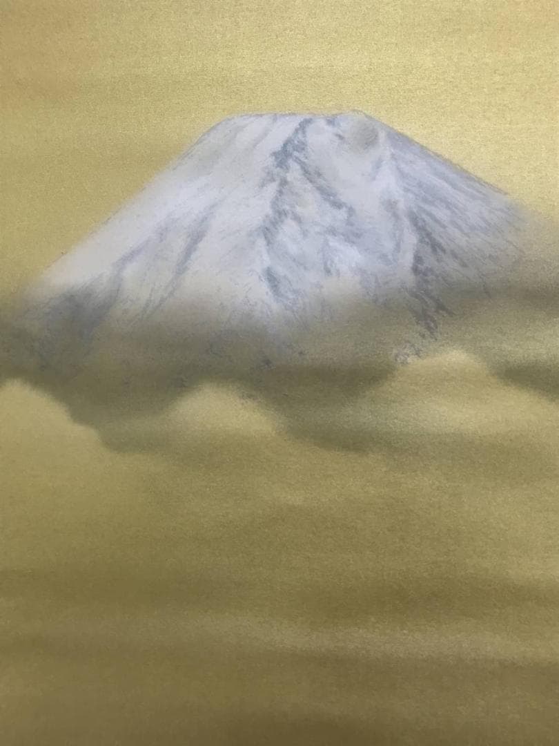 真作】国井幸雪/富士馬上武者図/武者絵/掛軸/名家伝来/AD-370 - メルカリ