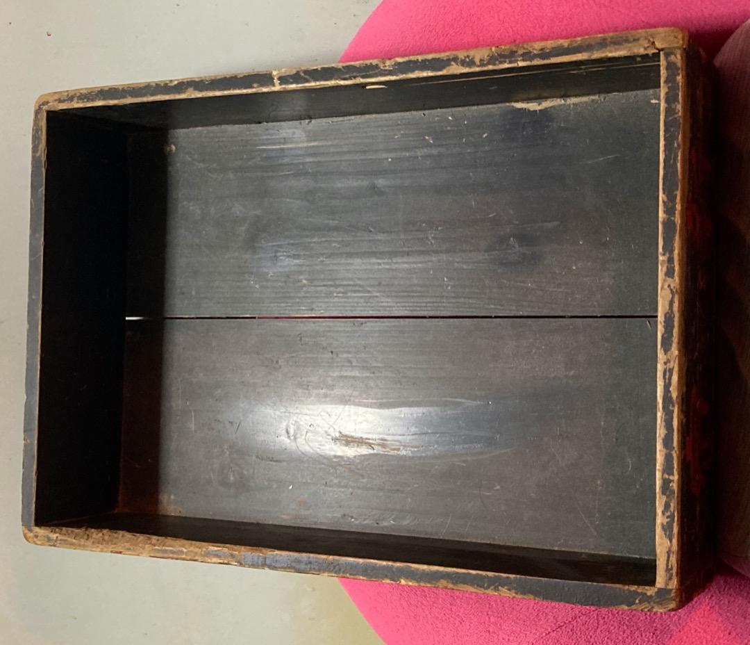 昭和レトロアンティーク戦前のパン屋の木箱　実店舗で使われていた新宿中村屋の木箱 昭和レトロアンティーク戦前のパン屋の木箱 実店舗で使われてい