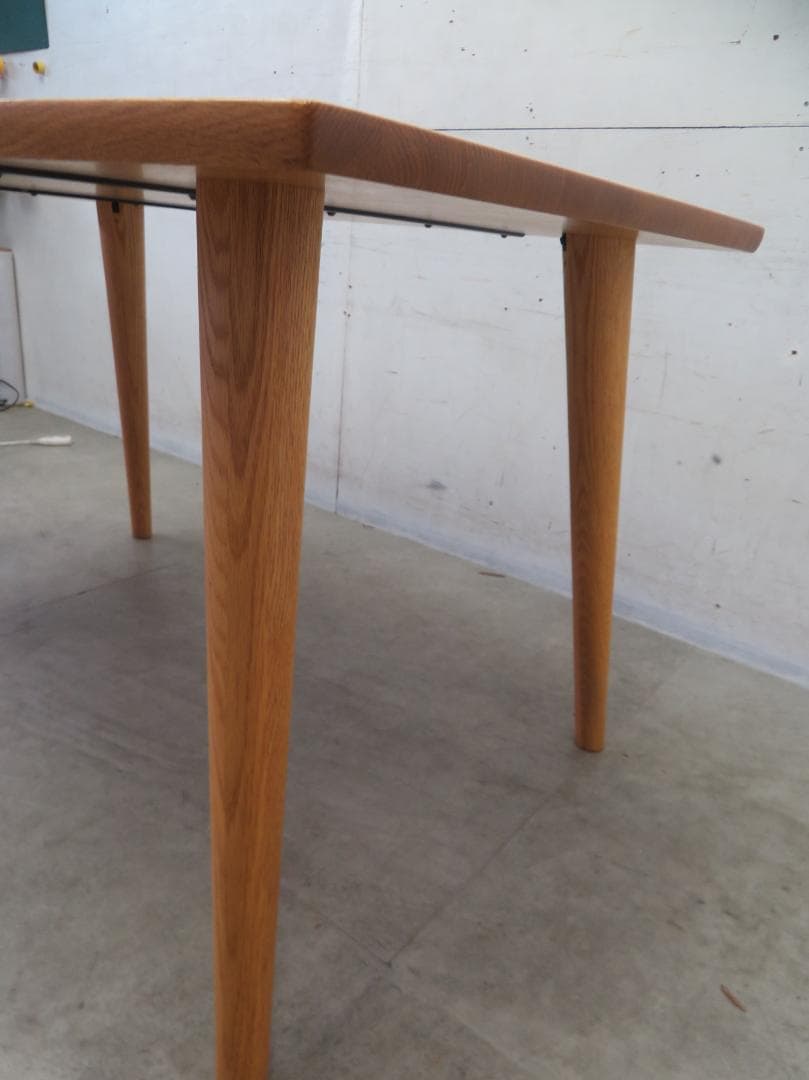 美品■柏木工■シビルシリーズ■無垢ナラ材■ダイニングテーブル■120幅■高級■