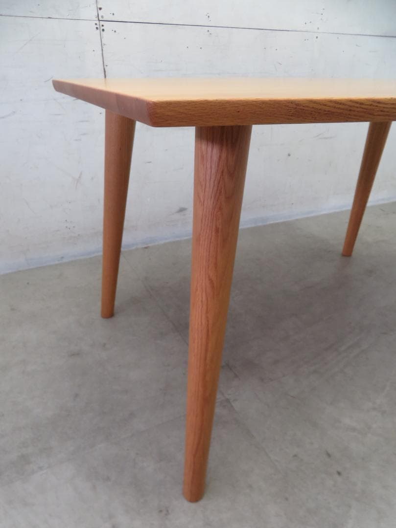 美品■柏木工■シビルシリーズ■無垢ナラ材■ダイニングテーブル■120幅■高級■