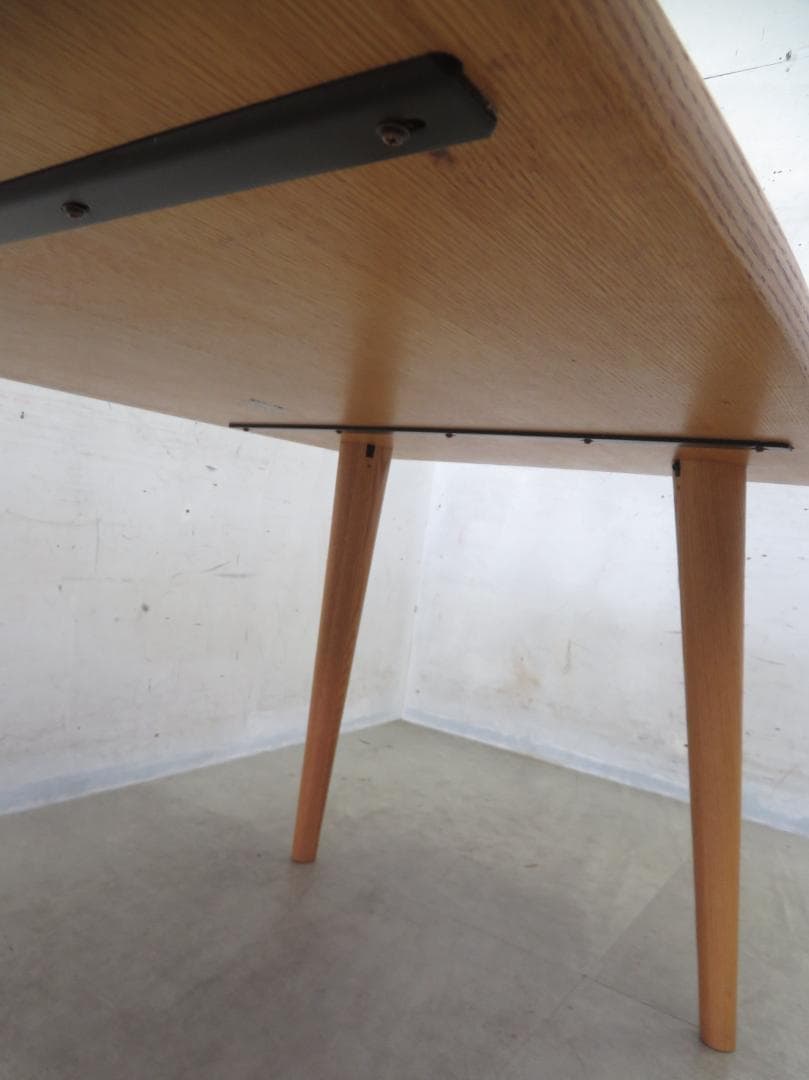 美品■柏木工■シビルシリーズ■無垢ナラ材■ダイニングテーブル■120幅■高級■