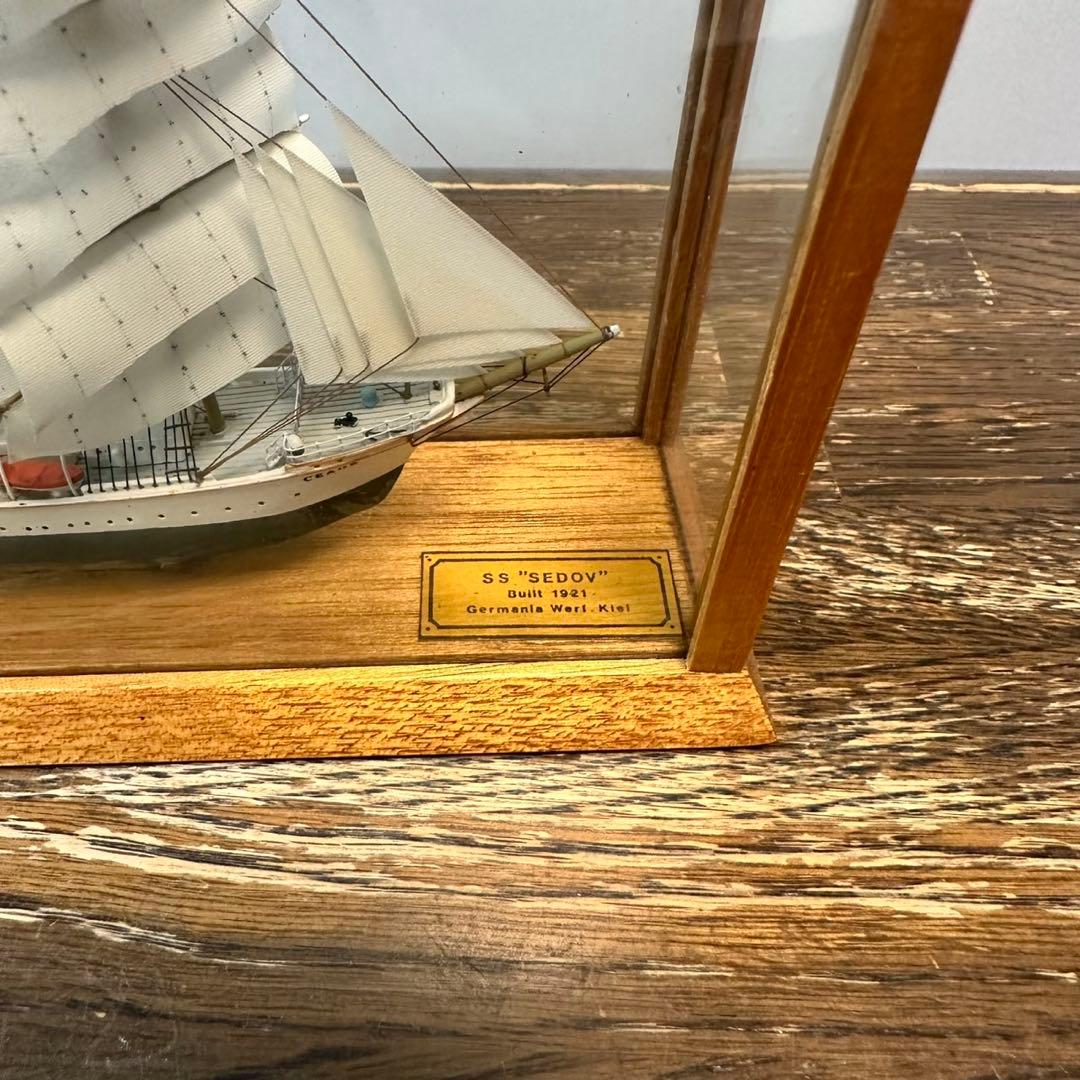 SS \"SEDOV\" 模型 1921年製 ガラスケース付き