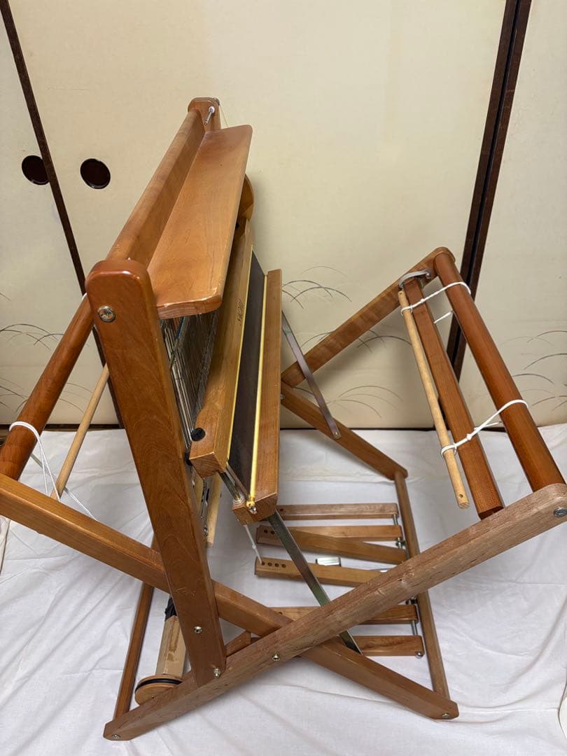 SAORI WX60 織り機 木製折りたたみ式 スプリング式4枚綜絖