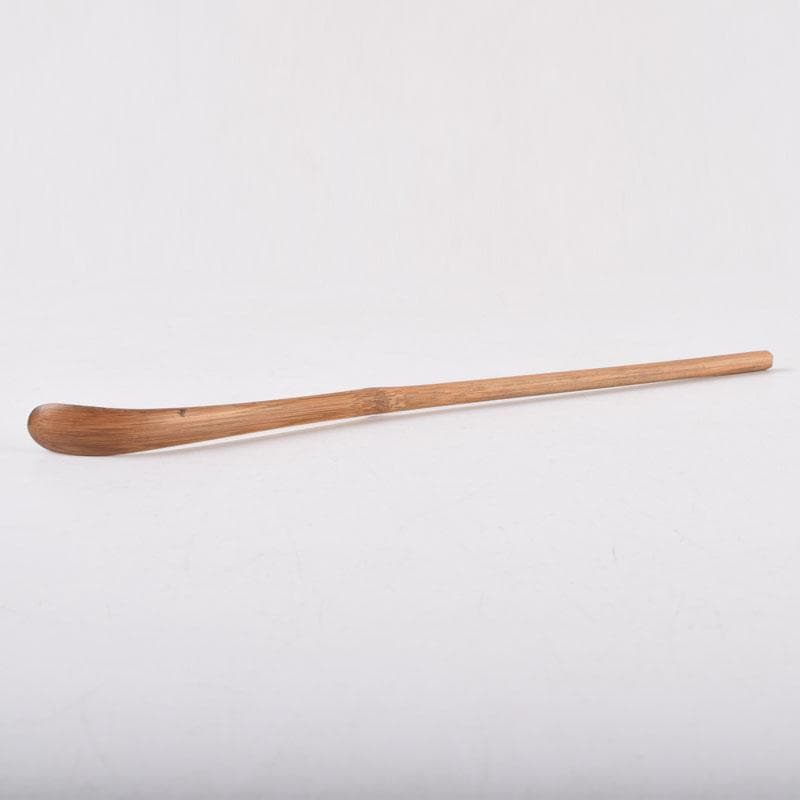 茶道具 仙寿庵堂 茶杓 銘「紫雲」 共筒共箱 C 8419