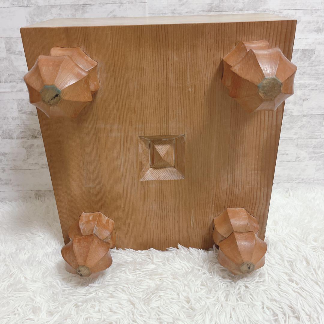 囲碁盤 蛤碁石 32号 那智黒碁石 へそ付 脚付き碁盤 ハマグリ 本榧? 新榧?