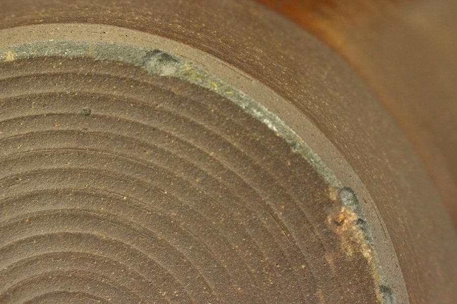 茶道具 高取焼 十三代 八仙作 飾り茶壷 飾り壺 共箱(RC917)