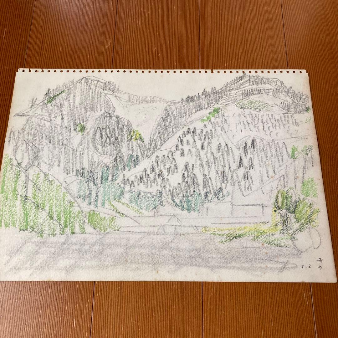 デッサン画　東山