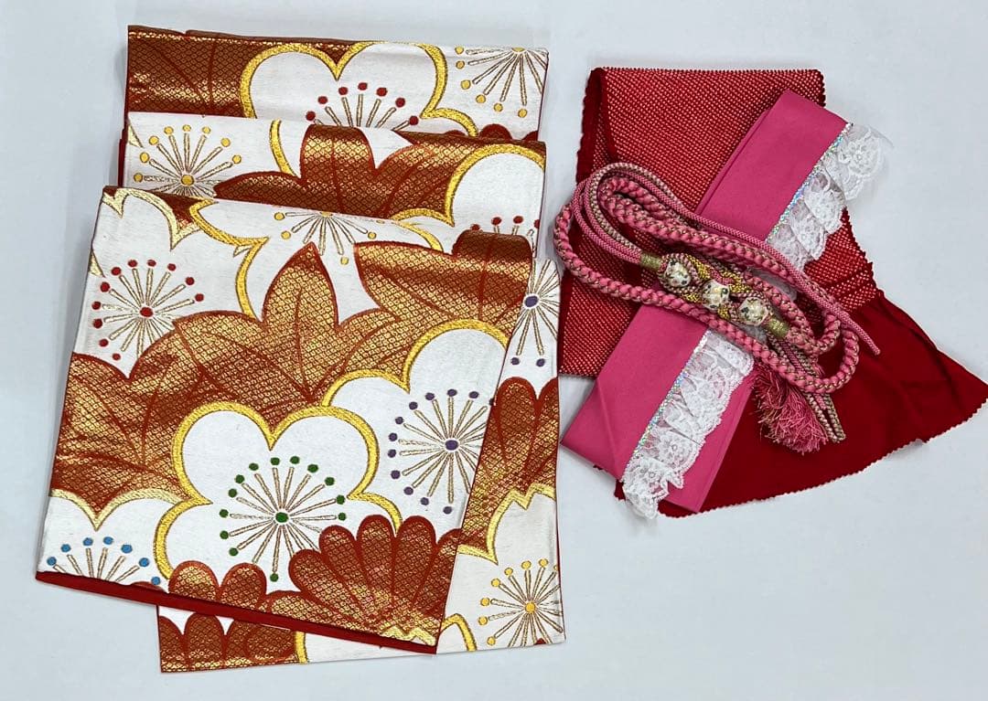 振り袖 フルセット 長襦袢付 ピンク 桜 梅 ガード加工 金彩加工 661