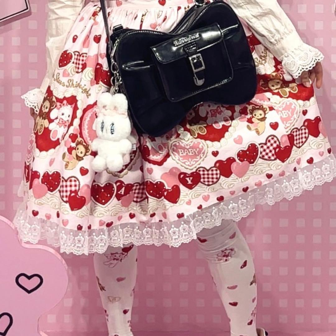 くみゃちゃんのSweet Baby Love Heart柄 スカート