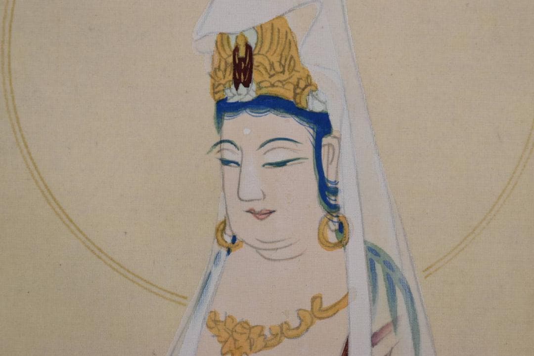 西国三十三ヶ所/西国三十三箇所霊場集印肉筆掛軸/御朱印/掛軸☆宝船☆AB-390