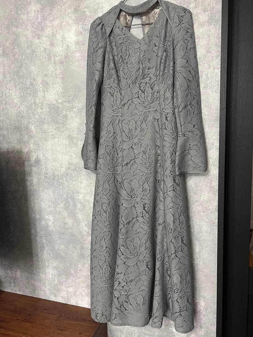 ＊美品＊ niana レース バックオープン ティアドロップ ワンピース