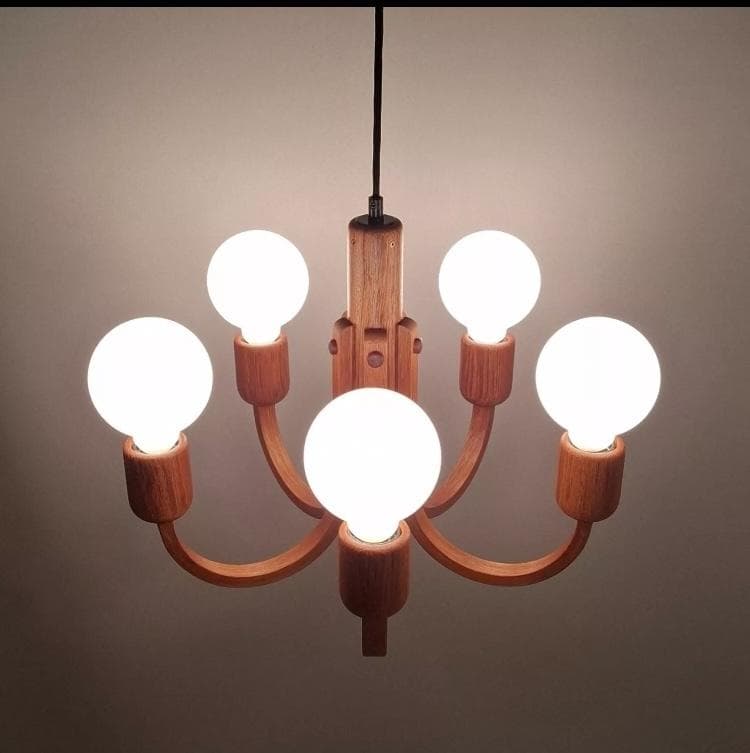 ☆最高級チーク材極上 Domus Candela 70年代 ドムス シャンデリア