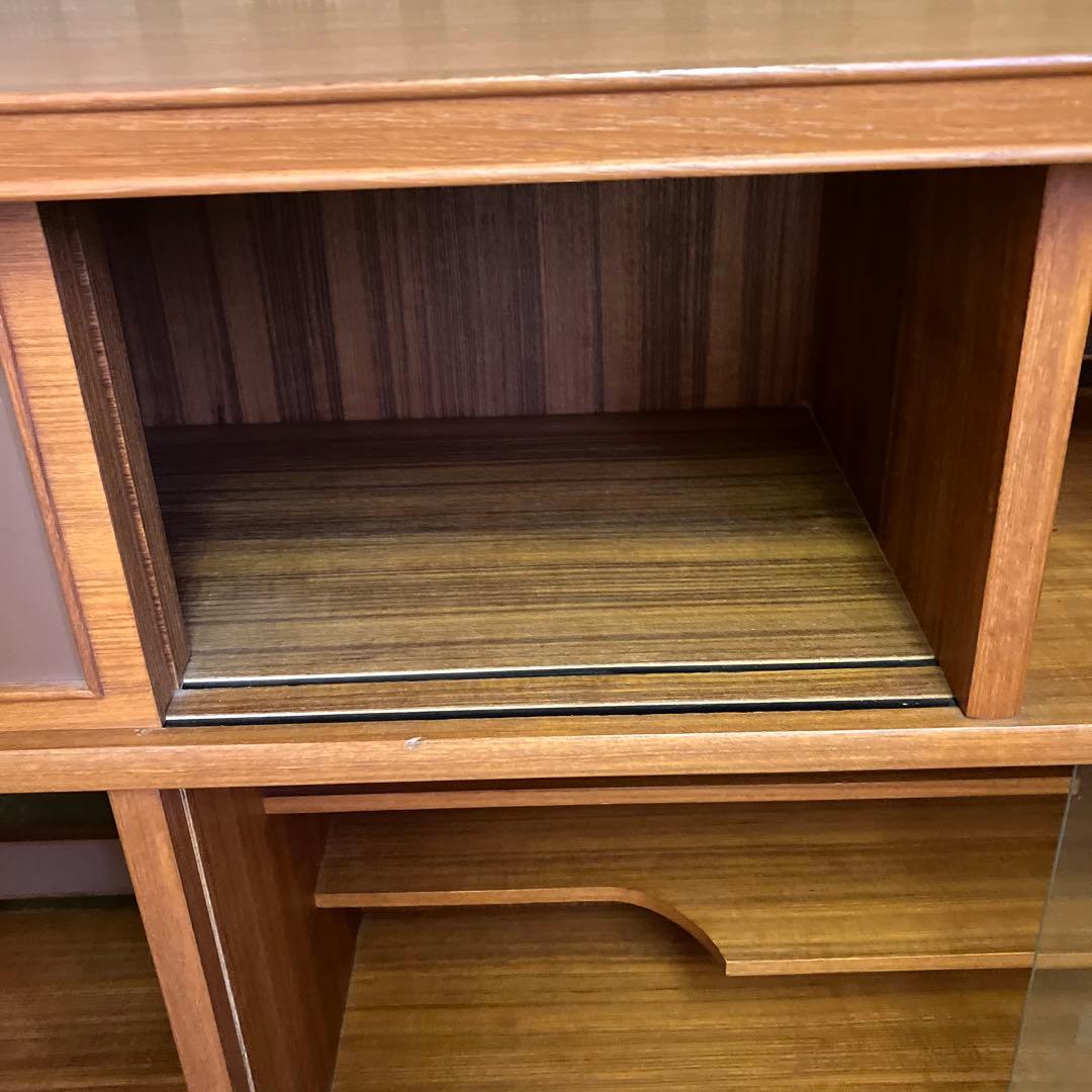 売り切値下げ 昭和レトロサイドボード 飾り棚 165×40×94センチ 送料無料