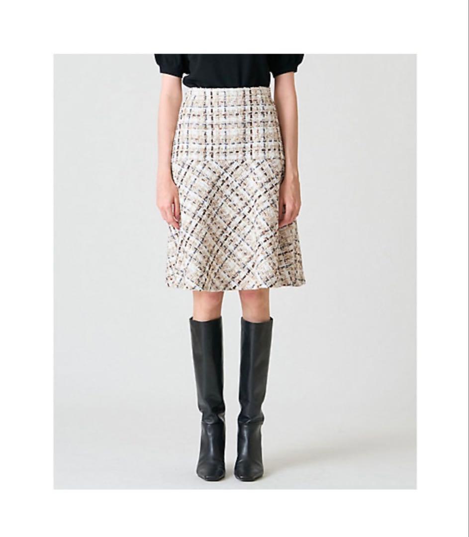 ®️※プロフィール必読！大量出品中ANAYI ラメスラブツイードスカート