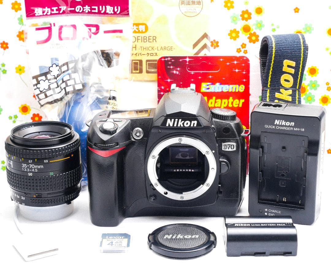 ニコン Nikon D70☆スマホに転送可♪☆本格一眼☆初心者おススメ