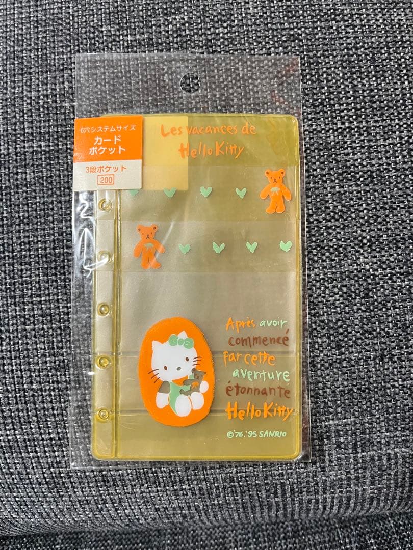 平成レトロ サンリオ ハローキティ カードポケット 6穴バインダー